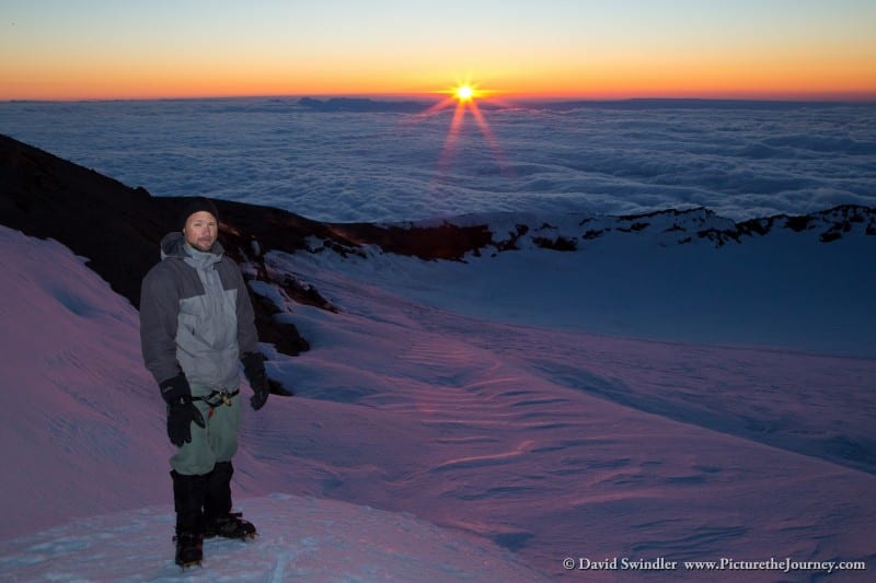 Sunrise on Rainier