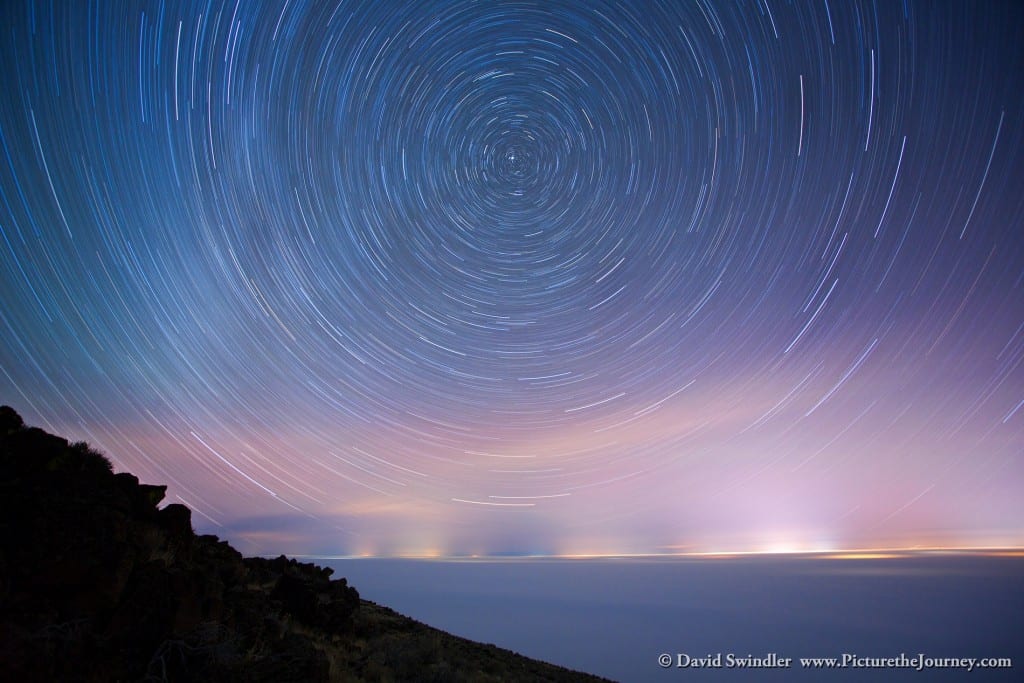 Boise Inversion Star Trails