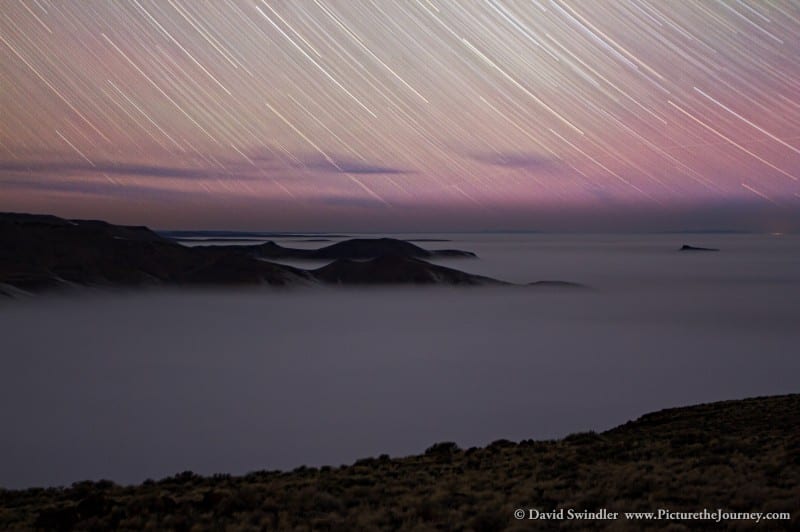 Twilight Star Trails