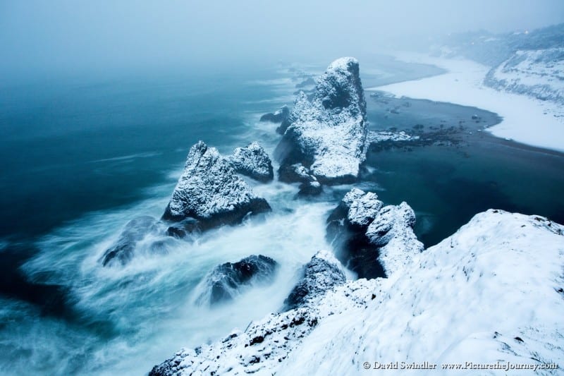 Snowy Morning at Seal Rock