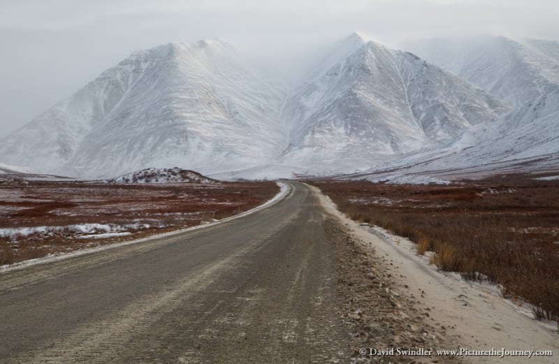 Entering the Brooks Range Dalton Highway