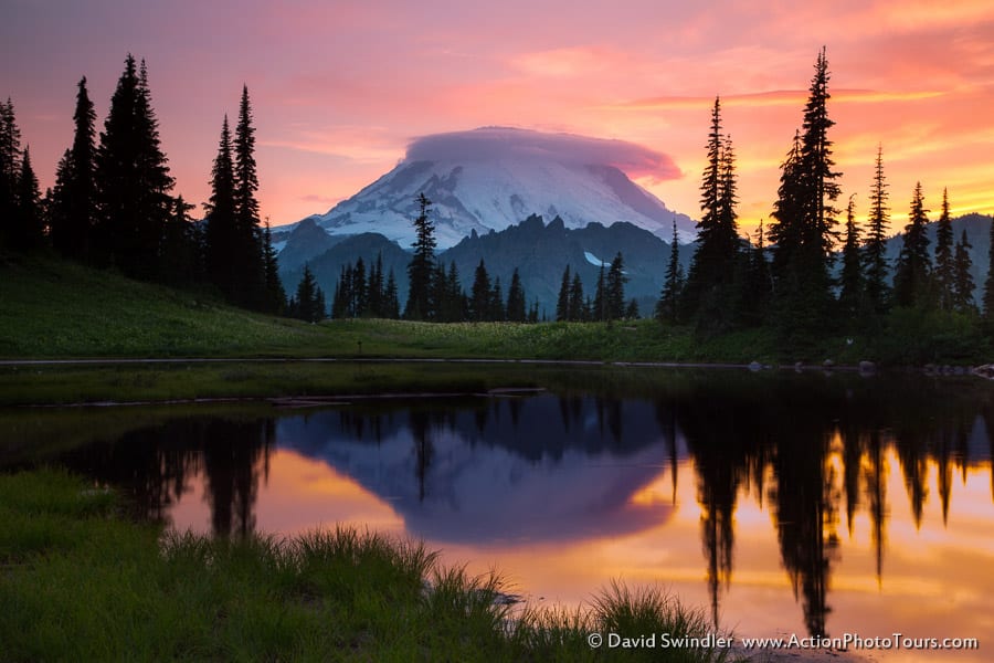 Upper Tipsoo Lake Sunset