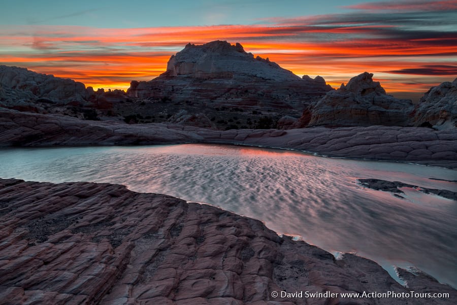 White Pocket Windy Sunset