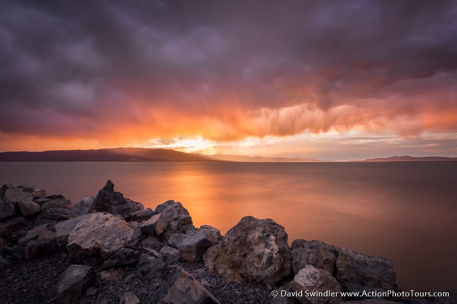 Storm Clouds Over Utah Lake