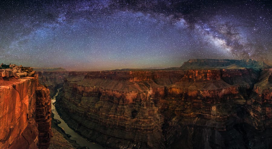 Photographing Toroweap Milky Way Grand Canyon 