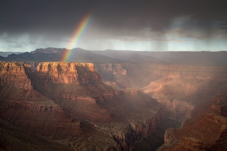 Grand Canyon Rainbow Tatahatso Storm