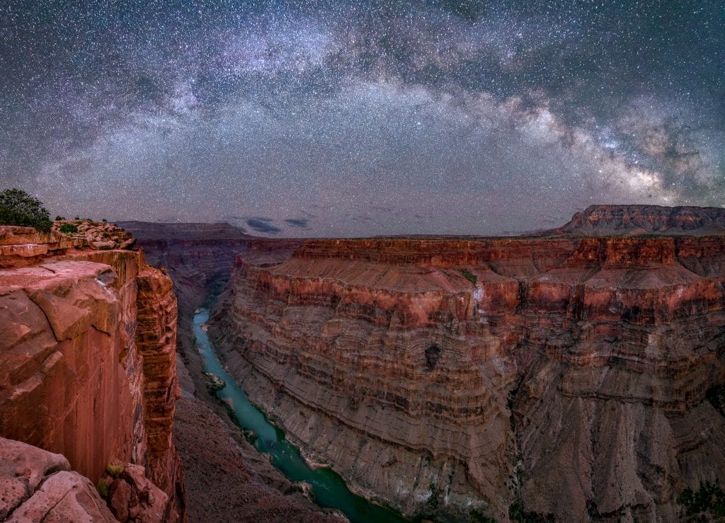 Toroweap Grand Canyon Milky Way Panorama Sequator Procedure