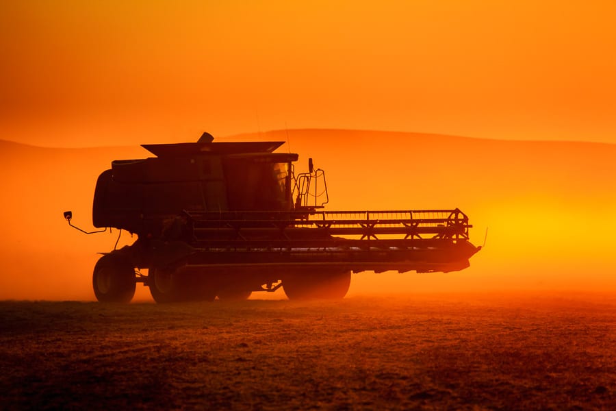 Palouse Harvest Photo Workshop Combine