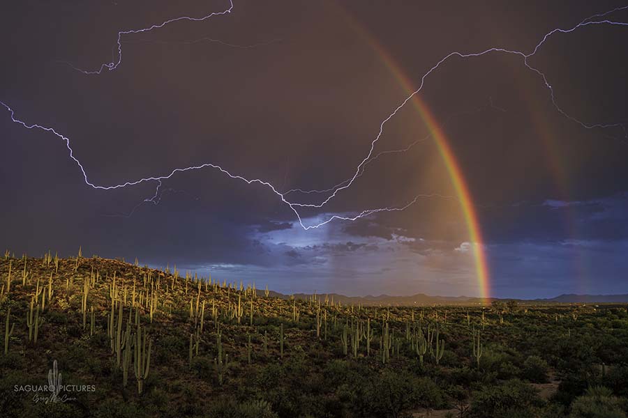 Rainbow Lightning - Greg McCown Rainbow and Lightning - Greg McCown