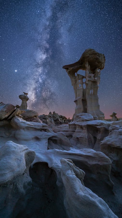 Bisti Badlands Photo Workshop Milky Way