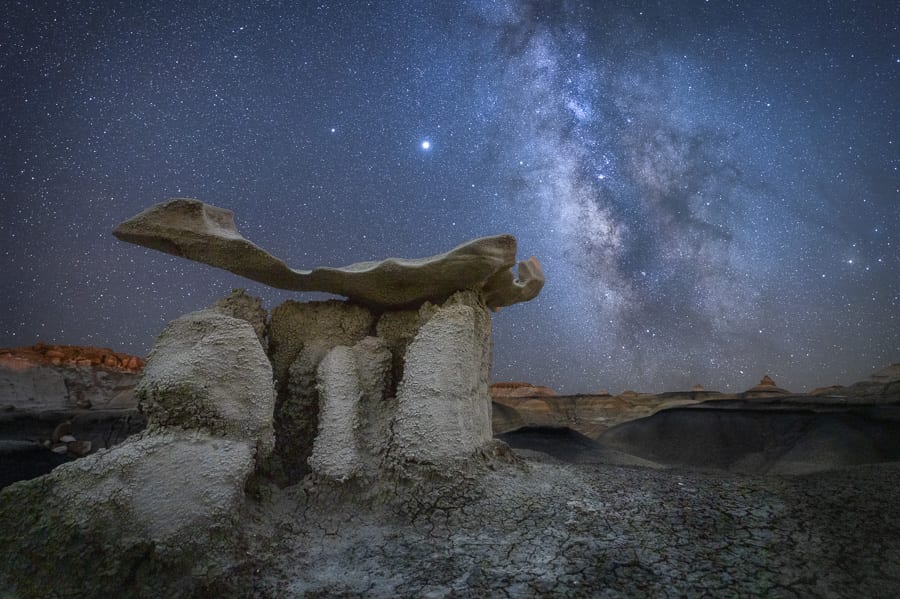 Bisti Badlands Photo Workshop Milky Way