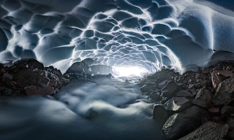 Traveler Photographer of the Year 2020 David Swindler Rainier Snow Cave