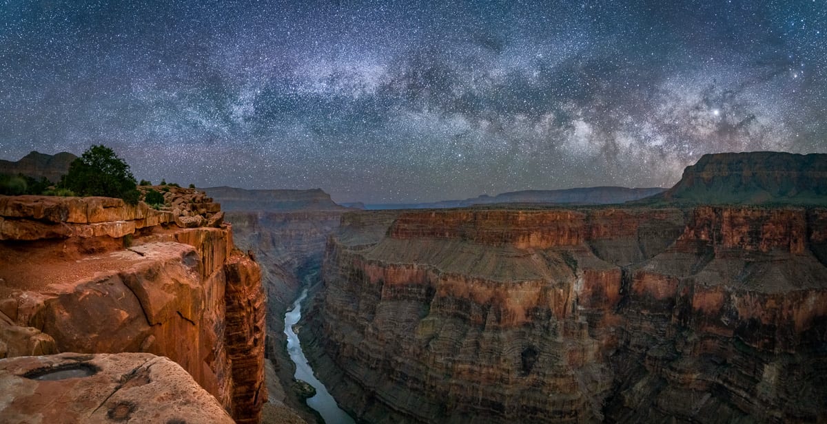 Milky Way Over the Grand Canyon Toroweep
