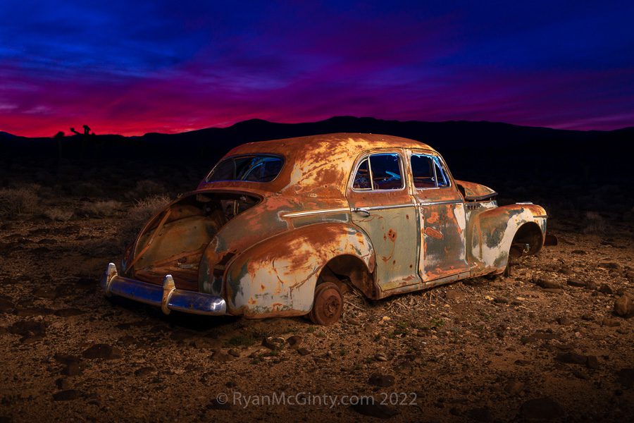 Deserted Car in Death Valley