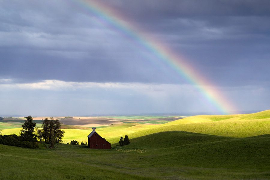 Ryan McGinty Barn Rainbow Palouse Spring Photography Workshop