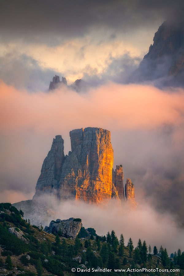 We just got back from our big adventure in the Italian Dolomites! It was an action-packed several weeks and we photographed so many different locations with some great weather conditions. One thing I really love about the Dolomites is the fast moving fog that flows around the peaks. And it's absolutely magical when it happens at sunrise or sunset. Here is an iconic location in the Dolomites but the presence of the fog can make for a truly unique photo.  There is so much here to explore I can't wait to go back!