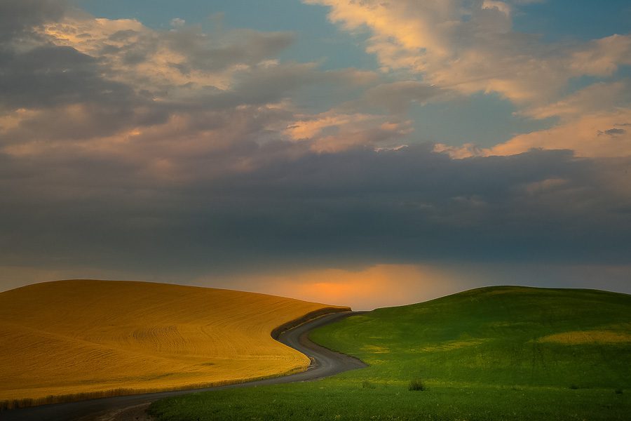 Images from the Palouse of Eastern Washington during wheat harvest season