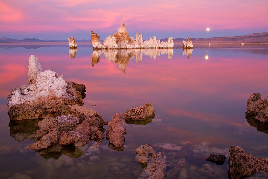 Eastern Sierras Photo Workshop Mono Lake Moon