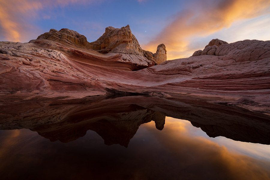 White Pocket Photo Workshop White Pocket Monsoon Reflection Pool Arizona