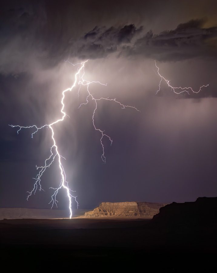 Southwest Monsoon Photo Workshop Lightning Grand Canyon White Pocket