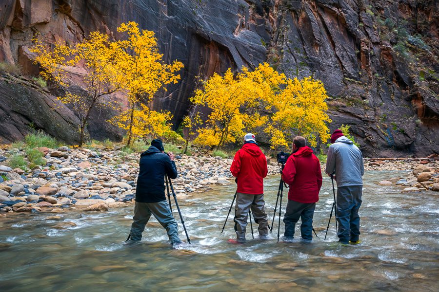 Zion National Park Photo Workshop Autumn Canyon Colors