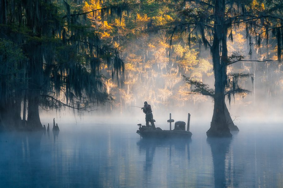 Cypress Swamps Photo Workshop Fisherman Caddo Lake
