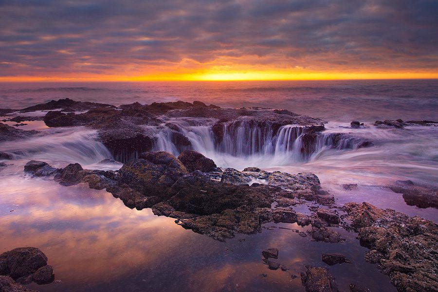 Thor's Well in Portland, 2024