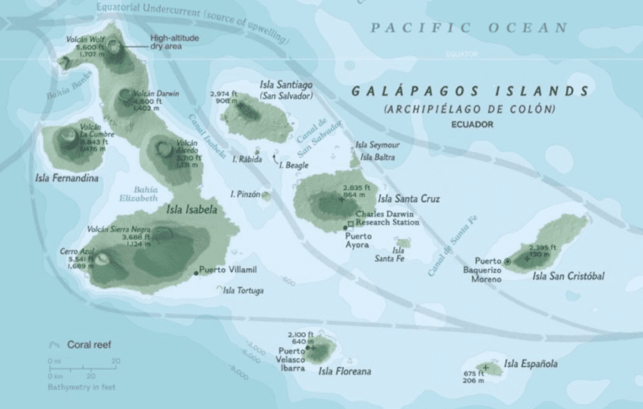 Galapagos itinerary