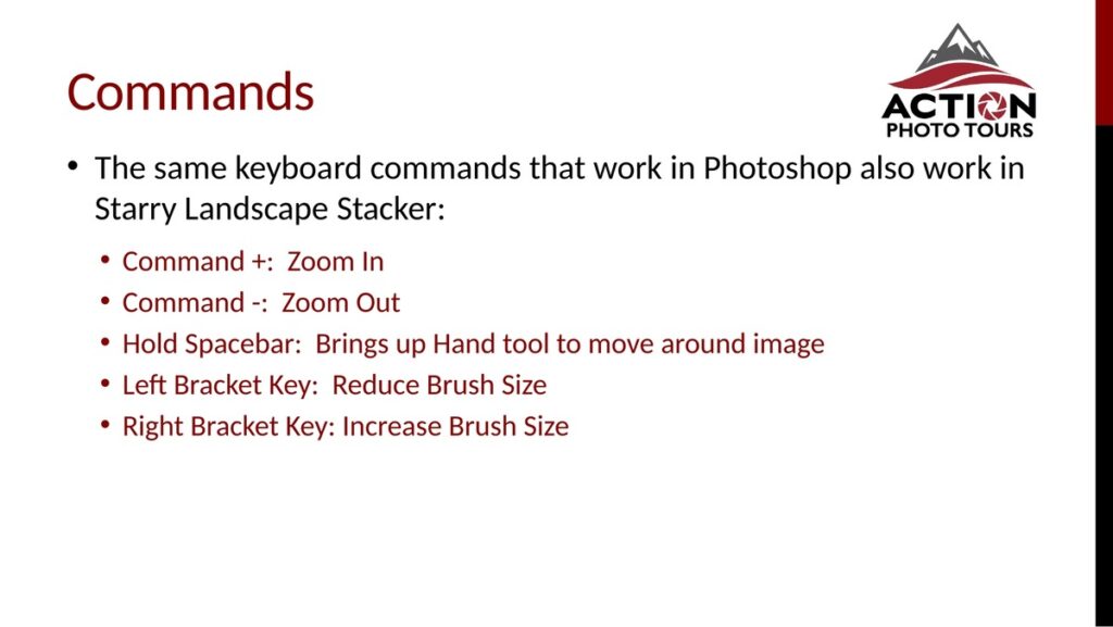 Starry Landscape Stacker Procedure Slide 07