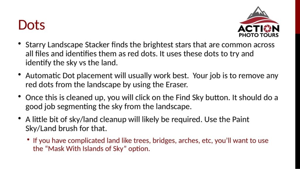 Starry Landscape Stacker Procedure Slide 08