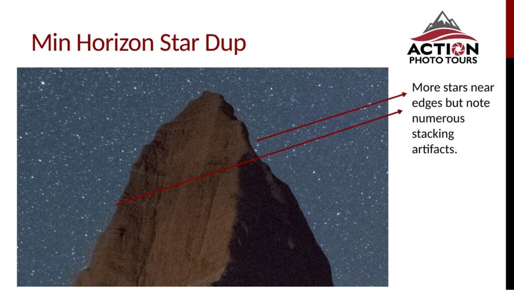 Starry Landscape Stacker Procedure Slide 21